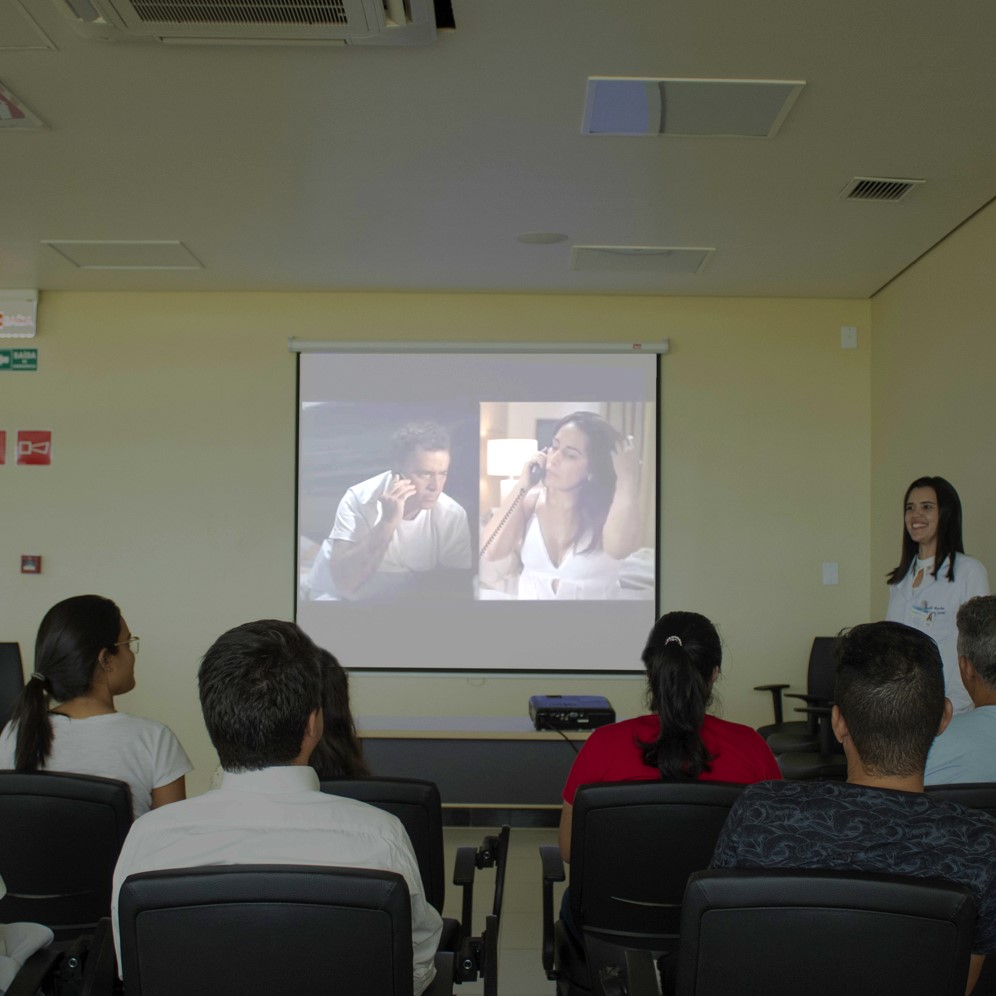 Sétima arte é usada em projeto de humanização em unidade de saúde administrada pelo IPCEP