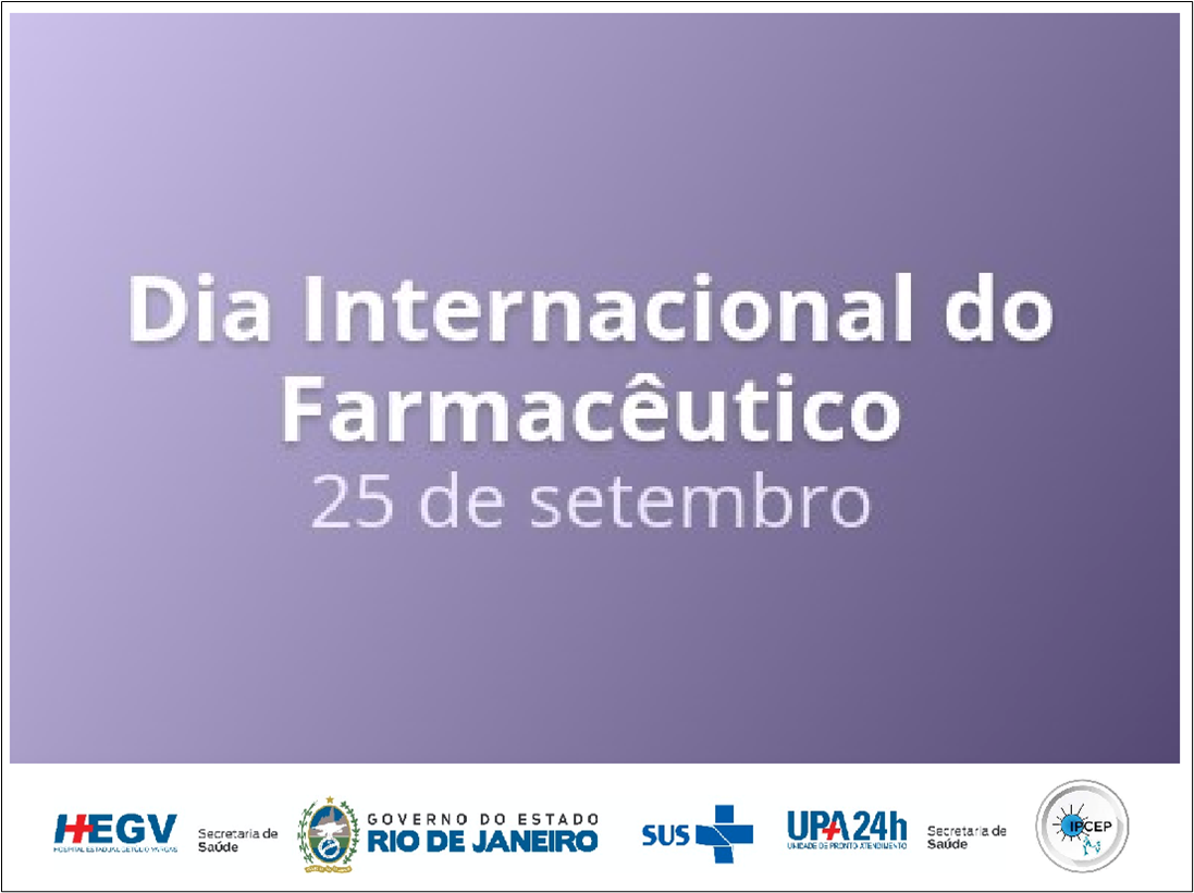 25 de setembro – Dia Internacional do Farmacêutico