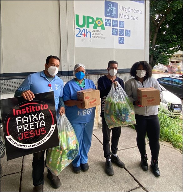 Profissionais da UPA Penha 24h recebem agradecimento pelo serviço prestado à população durante período da pandemia de Covid-19