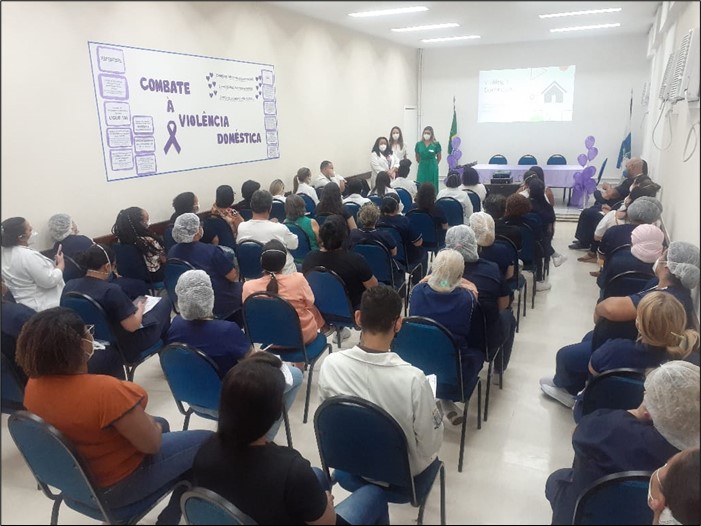 Violência contra a mulher é tema de palestra no Complexo Estadual de Saúde da Penha