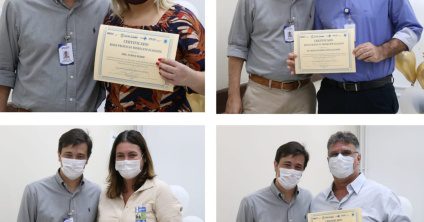 Diretores do Complexo Estadual de Saúde da Penha são homenageados no aniversário do HEGV