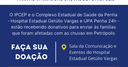 Campanha de arrecadação para as vítimas das chuvas em Petrópolis