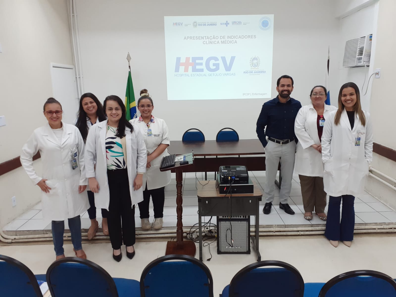 Equipe da Clínica Médica faz apresentação no “Boa tarde, Diretor!”