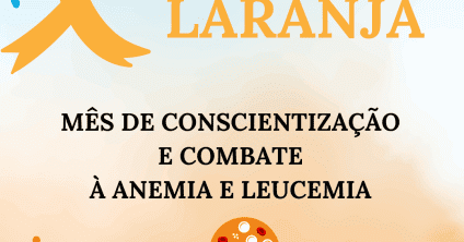 Laranja é a cor do laço pela conscientização sobre anemia e leucemia