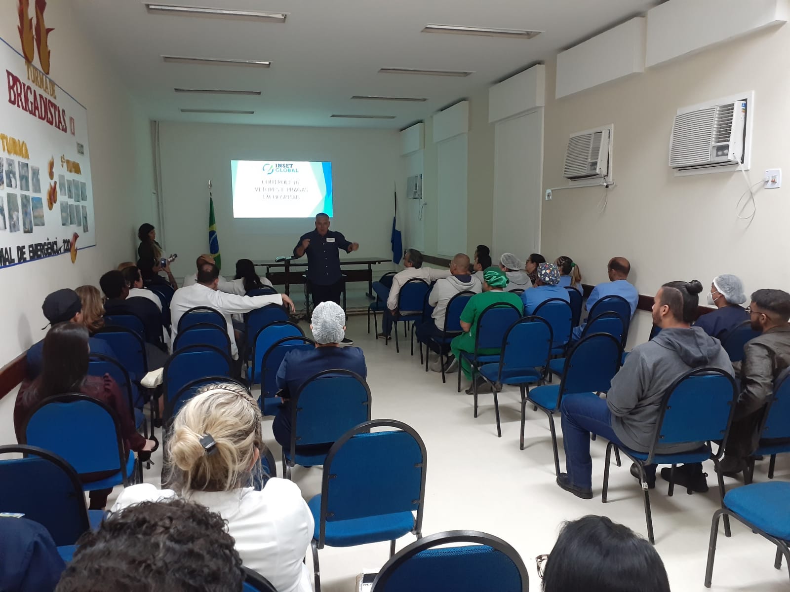 Palestra aborda o controle de vetores e pragas no ambiente hospitalar