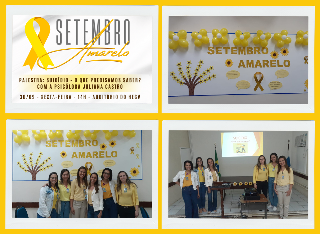 Setembro Amarelo no Complexo Estadual de Saúde da Penha