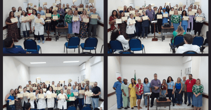 Homenagem aos colaboradores, setores e equipes do HEGV mais elogiados na Ouvidoria