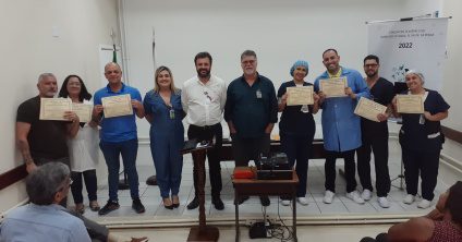 Homenagem aos colaboradores da UPA Penha mais elogiados na Ouvidoria