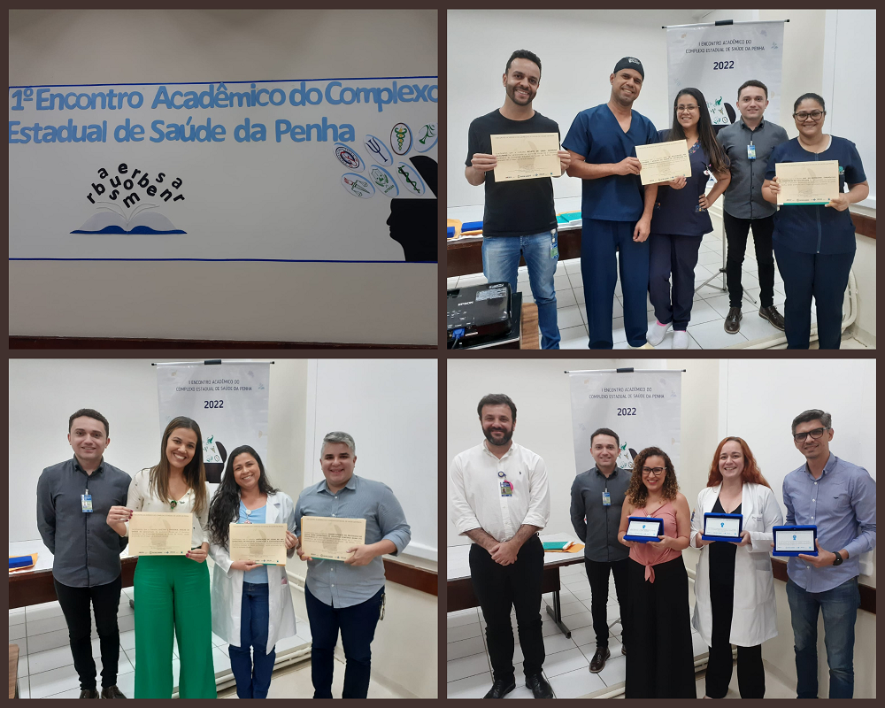 Conheça os premiados do I Encontro Acadêmico do Complexo Estadual de Saúde da Penha