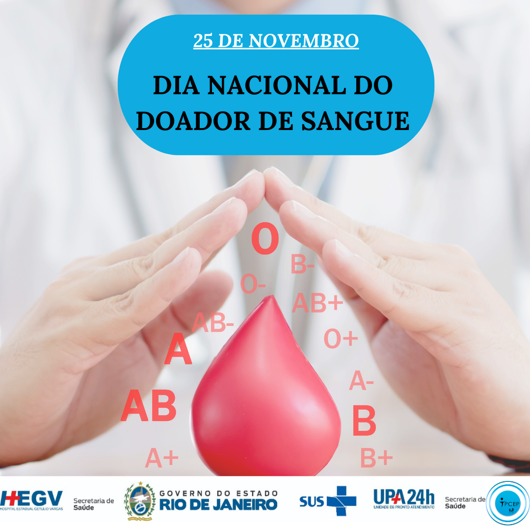 Amor ao próximo. 25 de novembro – Dia do Doador Voluntário de Sangue