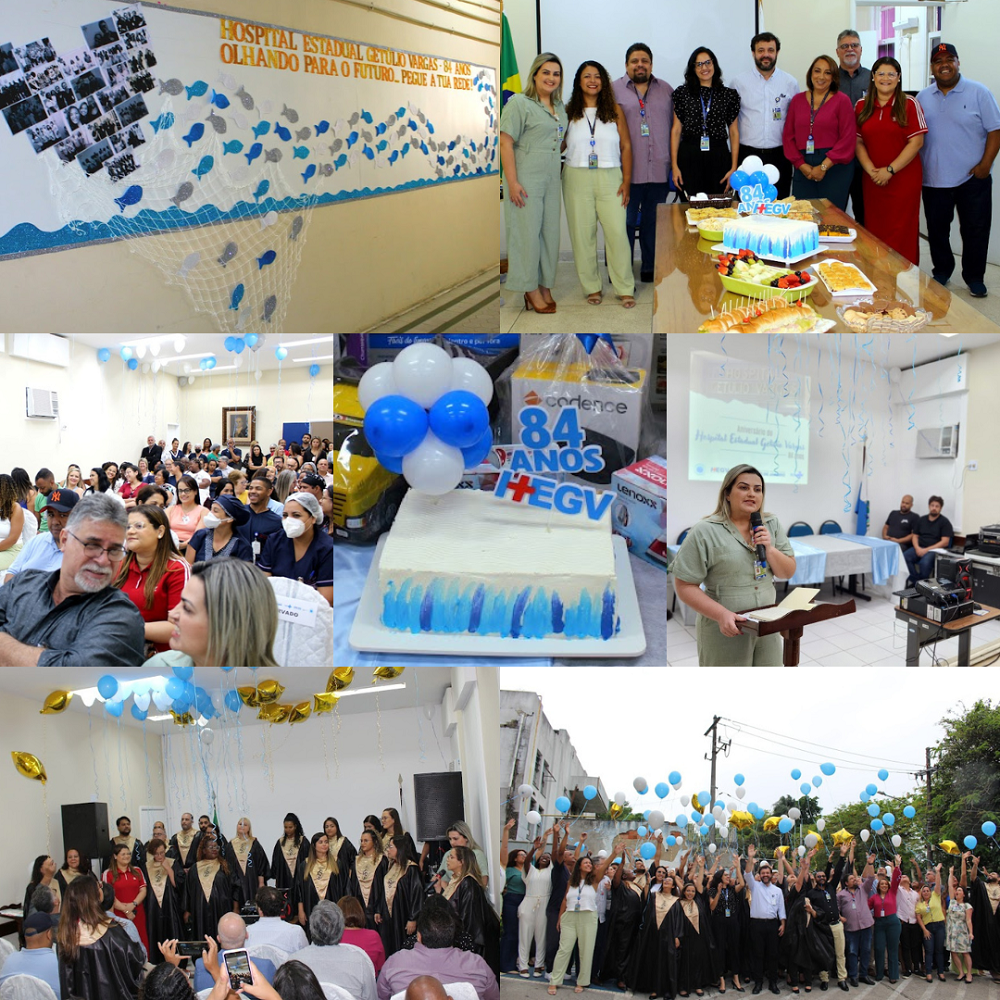 Hospital Estadual Getúlio Vargas celebra 84 anos