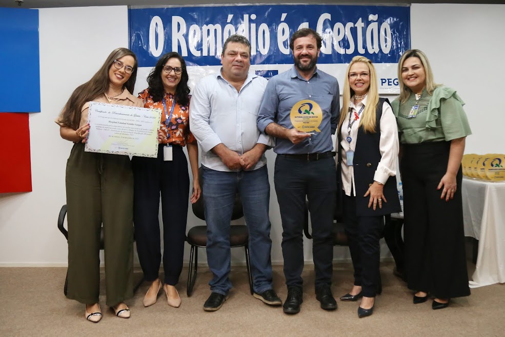 Hospital Estadual Getúlio Vargas recebe premiação do Programa de Excelência em Gestão