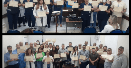 Homenagem aos colaboradores, setores e equipes do HEGV e UPA Penha mais elogiados na Ouvidoria