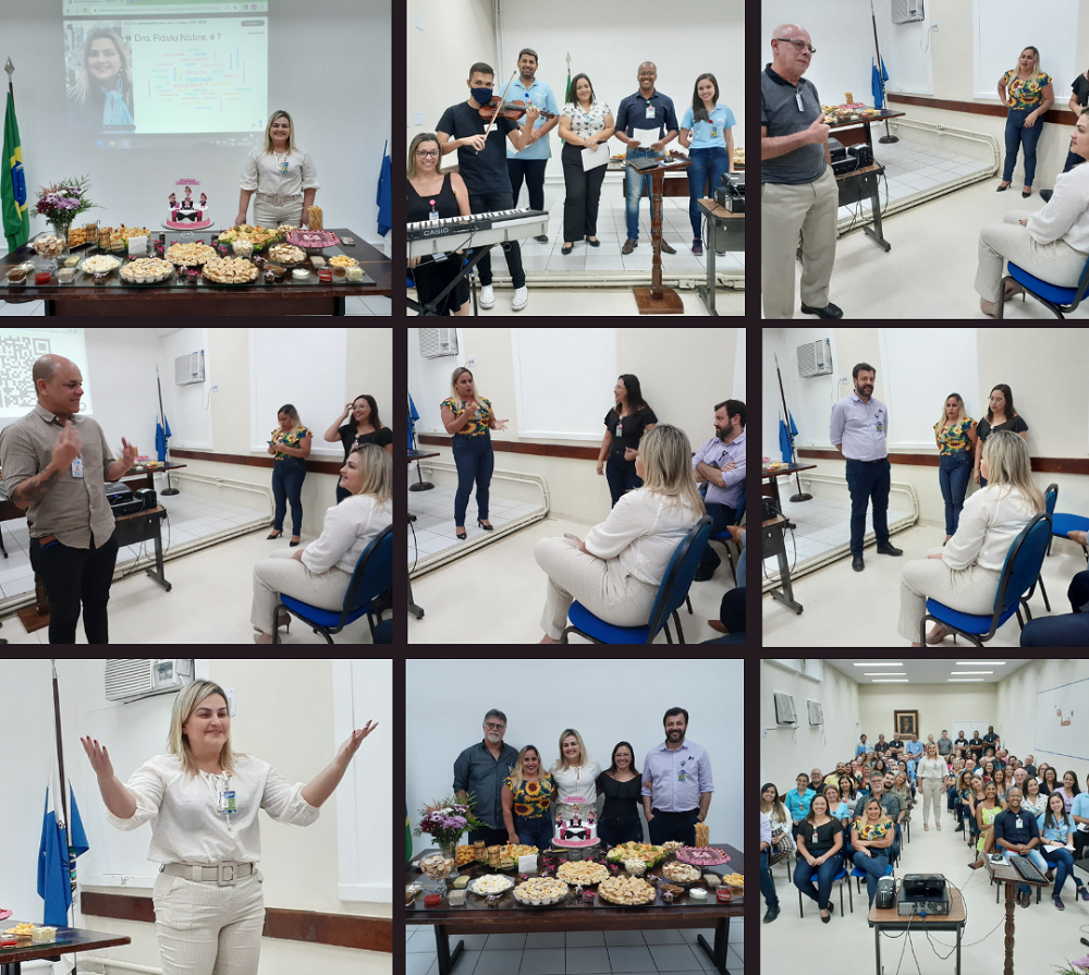 No “Boa tarde, Diretor!”, a celebração do aniversário da Diretora Técnica do Complexo Estadual de Saúde da Penha