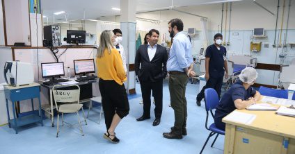 Hospital Estadual Getúlio Vargas recebe a visita do Secretário de Estado de Saúde, Dr. Luizinho