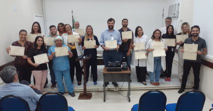 Homenagem aos colaboradores, setores e equipes do HEGV e UPA Penha mais elogiados na Ouvidoria