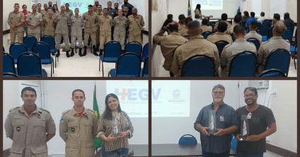 Equipe do Corpo de Bombeiros realiza visita no Hospital Estadual Getúlio Vargas