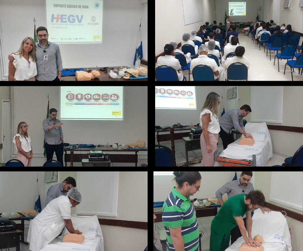 Médicos e internos de medicina participam de curso sobre reanimação cardiopulmonar