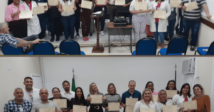 Homenagem aos colaboradores, setores e equipes do HEGV e UPA Penha mais elogiados na Ouvidoria