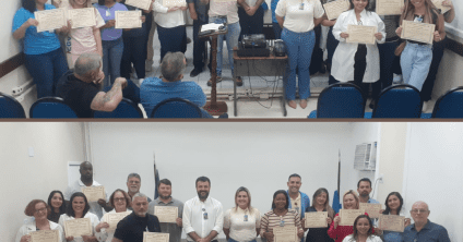 Homenagem aos colaboradores, setores e equipes do HEGV e UPA Penha mais elogiados na ouvidoria