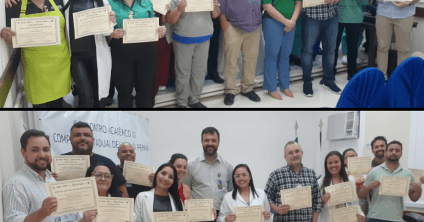 Homenagem aos colaboradores, setores e equipes do HEGV e UPA Penha mais elogiados na ouvidoria