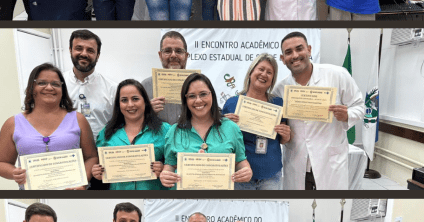 Homenagem aos colaboradores, setores e equipes do HEGV e UPA Penha mais elogiados na ouvidoria