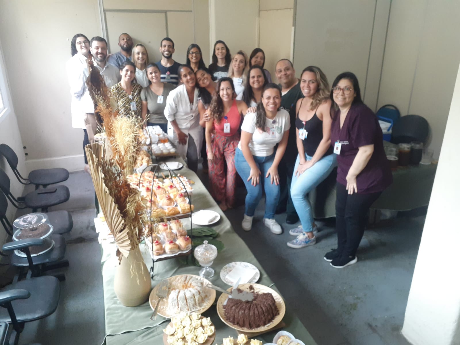 Dia do Fisioterapeuta é comemorado com café da tarde no Complexo Estadual de Saúde da Penha