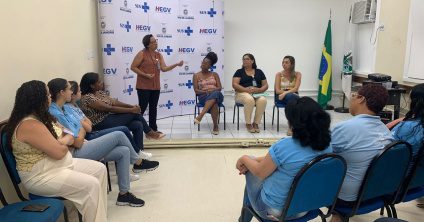 Colaboradores administrativos do HEGV e UPA Penha recebem treinamento sobre humanização