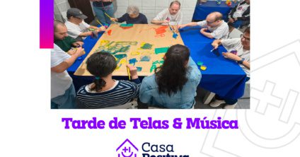 Tarde de Telas e Música anima colaboradores na Casa Positiva